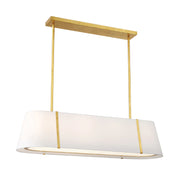 Crystorama FUL-917 Fulton 4-lt 42" Chandelier - Antique Gold