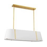 Crystorama FUL-917 Fulton 4-lt 42" Chandelier - Antique Gold