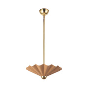 Alora PD354016 Furrow 16" LED Pendant, Selectable CCT - Peach