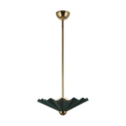 Alora PD354016 Furrow 16" LED Pendant, Selectable CCT - Pine Green