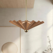 Alora PD354125 Furrow 25" LED Pendant, Selectable CCT - Peach