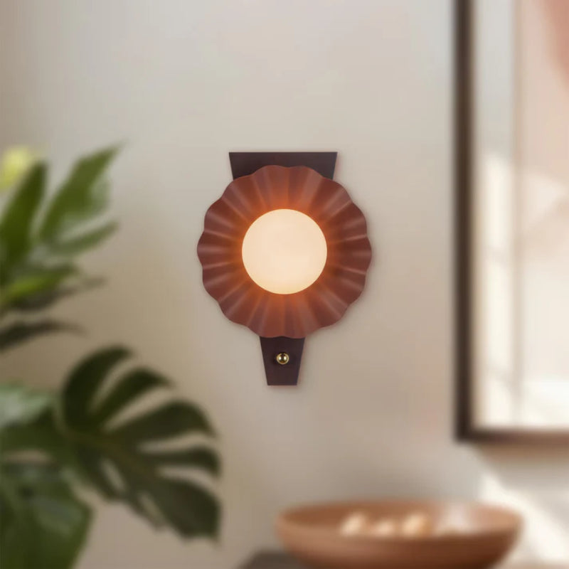 Alora WS354012 Furrow 1-lt 17" Tall Wall Sconce