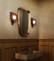 Alora WS354012 Furrow 1-lt 17" Tall Wall Sconce