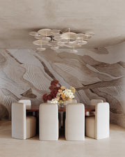 Corbett 522-59 Fistral 7-lt 59" LED Semi Flush Mount