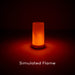 Focus Industries SL67 6" Tall LED Square Candle Lantern