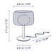 Bover Fora M 2-lt 28" Tall LED Outdoor Table Lamp