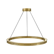 Fredrick Ramond FR41476 Althea 38" LED Chandelier - Lacquered Brass