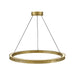 Fredrick Ramond FR41476 Althea 38" LED Chandelier - Lacquered Brass