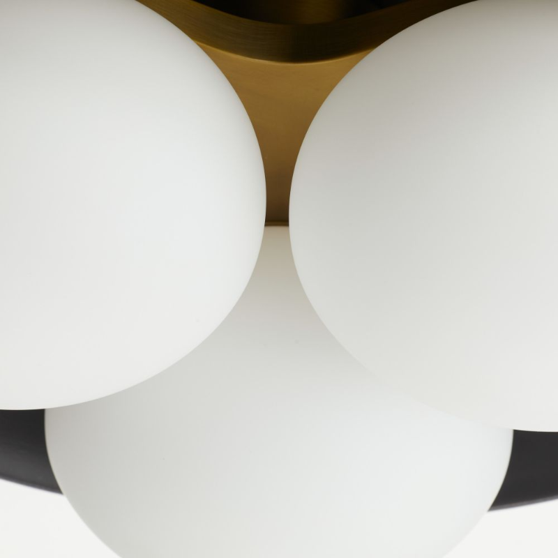 Arteriors GADFC02 Glaze 3-lt 19" Flush Mount