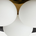 Arteriors GADFC02 Glaze 3-lt 19" Flush Mount