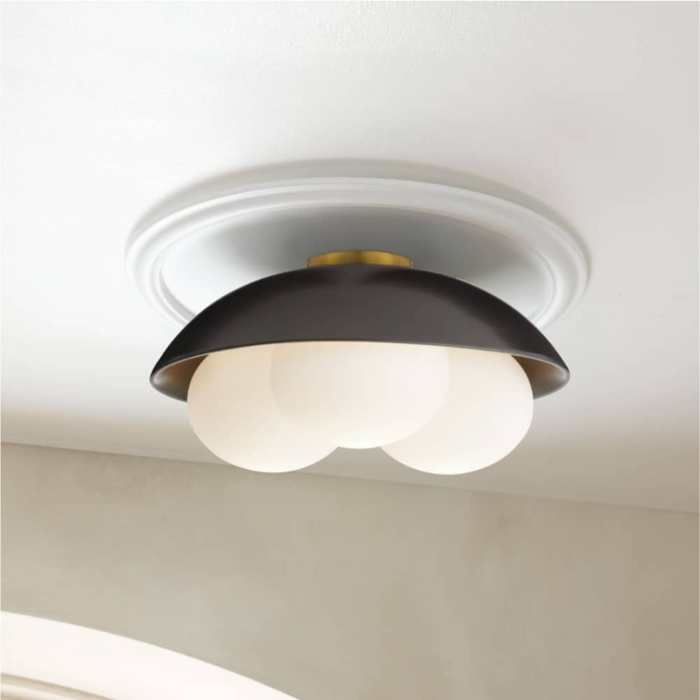 Arteriors GADFC02 Glaze 3-lt 19" Flush Mount