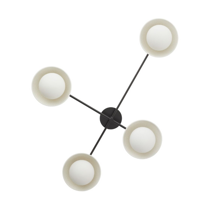 Arteriors GADFC03 Glaze 4-lt 45" Flush Mount