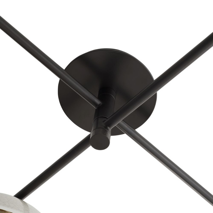 Arteriors GADFC03 Glaze 4-lt 45" Flush Mount