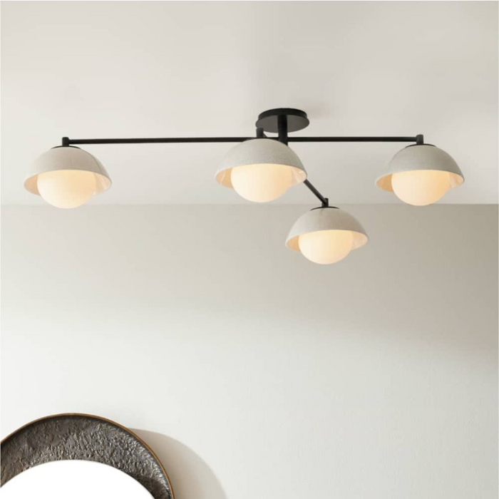 Arteriors GADFC03 Glaze 4-lt 45" Flush Mount