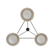 Arteriors GADMC01 Glaze 3-lt 38" Chandelier