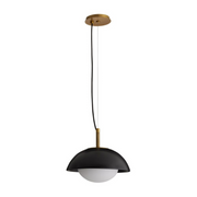 Arteriors GADPC01 Glaze 1-lt 12" Pendant - Antique Brass