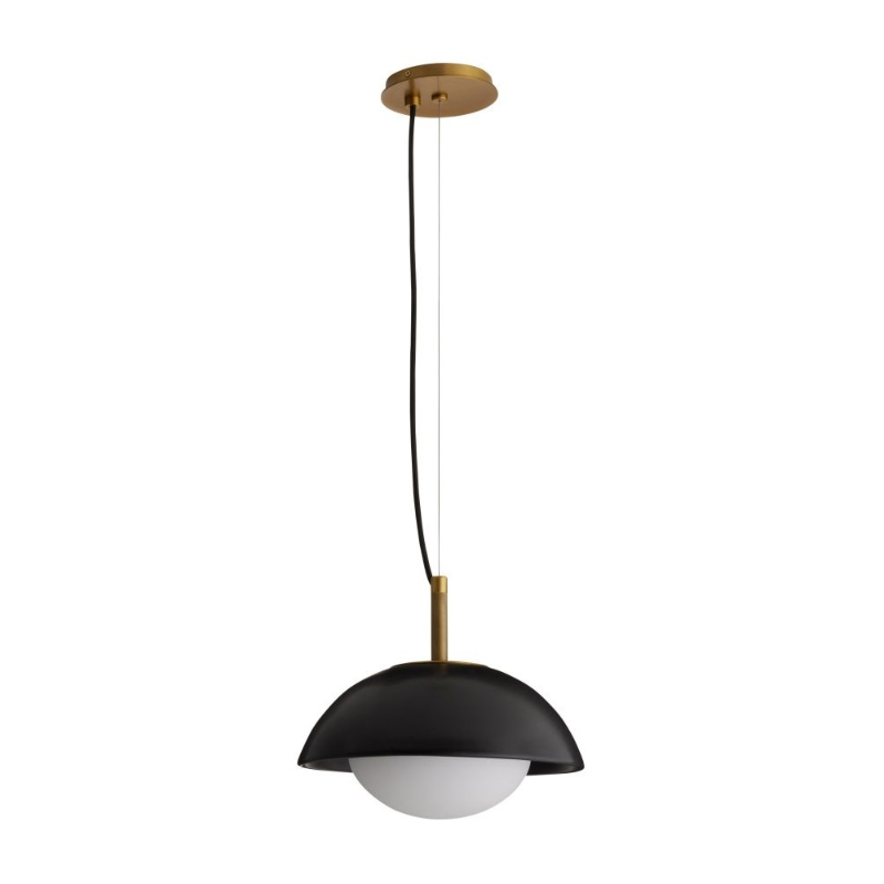 Arteriors GADPC01 Glaze 1-lt 12" Pendant - Antique Brass