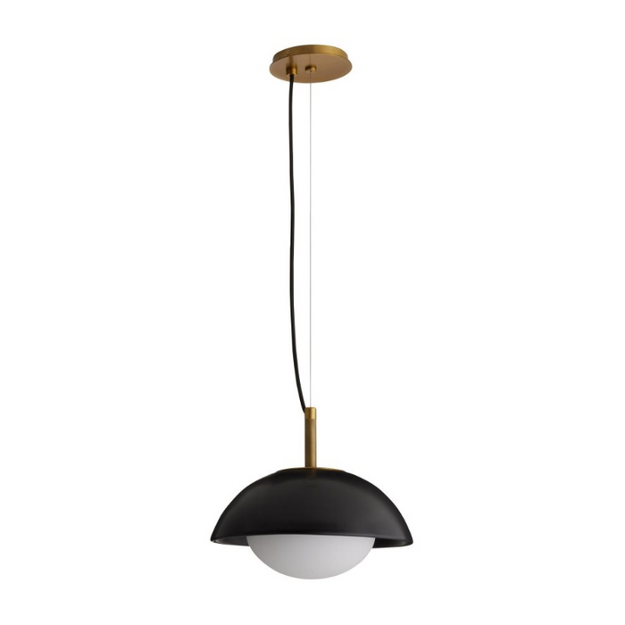 Arteriors GADPC01 Glaze 1-lt 12" Pendant - Antique Brass