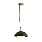 Arteriors GADPC01 Glaze 1-lt 12" Pendant - Antique Brass