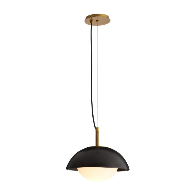 Arteriors GADPC01 Glaze 1-lt 12" Pendant - Antique Brass