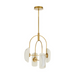 Arteriors GADSC01 Roll 4-lt 20" LED Chandelier
