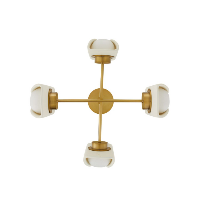 Arteriors GADSC01 Roll 4-lt 20" LED Chandelier