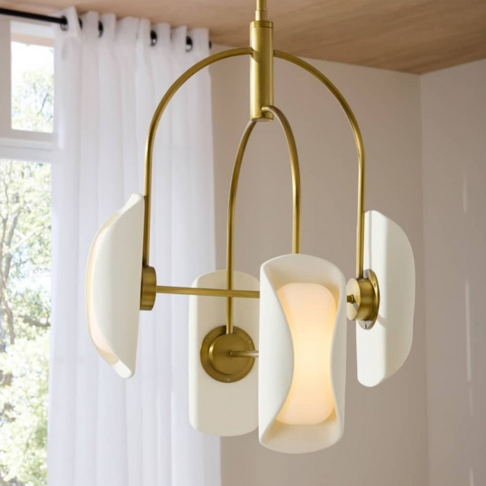 Arteriors GADSC01 Roll 4-lt 20" LED Chandelier