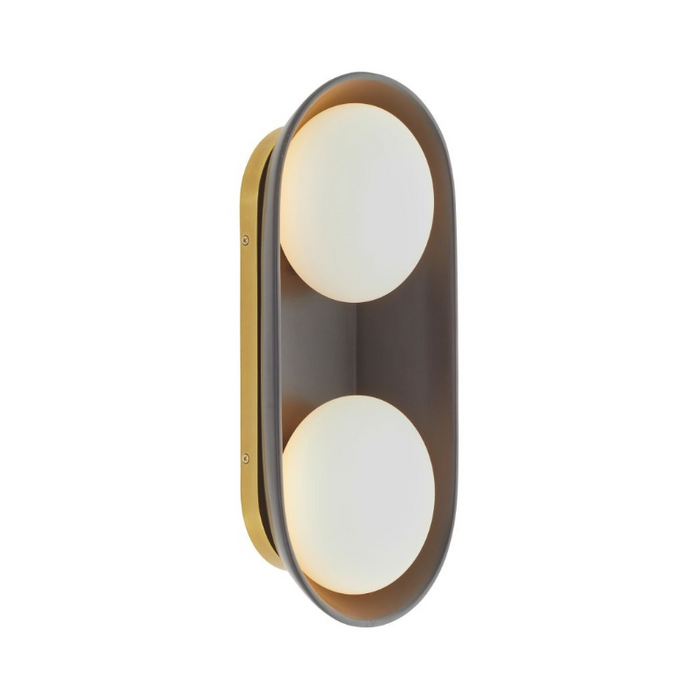 Arteriors GADWC02 Glaze 2-lt 17" Tall Wall Sconce - Antique Brass