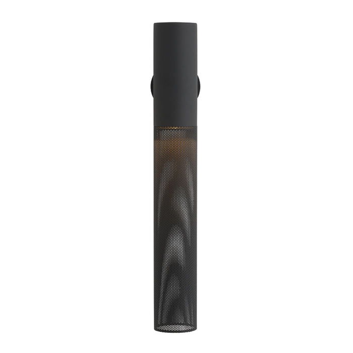 Arteriors Punch 1-lt 30" Tall Outdoor Wall Sconce - Matte Black