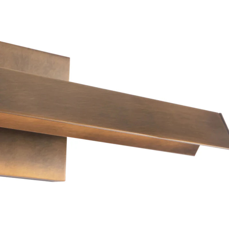 Kuzco WS10415 Galleria 1-lt 15" LED Wall Sconce - Vintage Brass