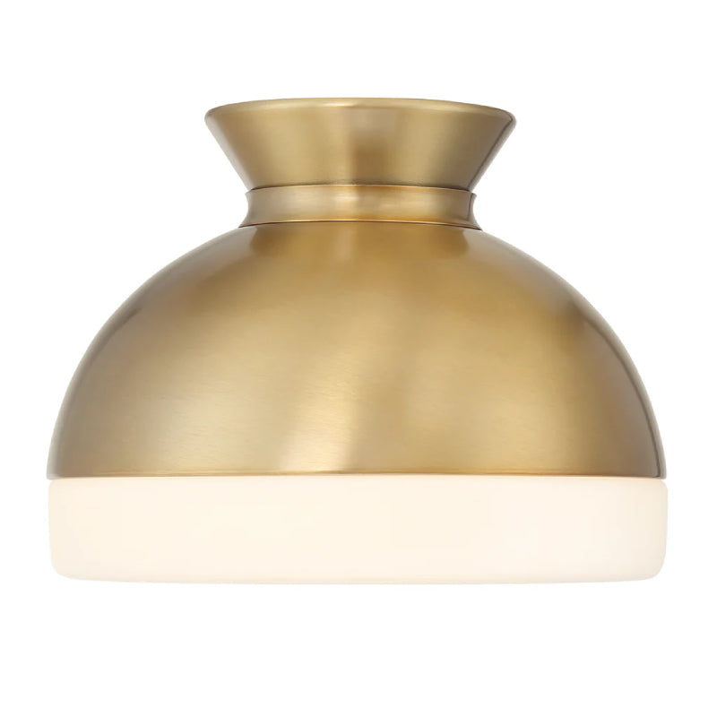 Crystorama GID-4000 Gidget 1-lt 10" Flush Mount - Vibrant Gold