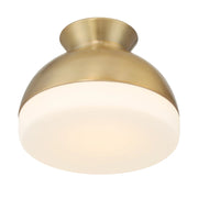 Crystorama GID-4000 Gidget 1-lt 10" Flush Mount - Vibrant Gold
