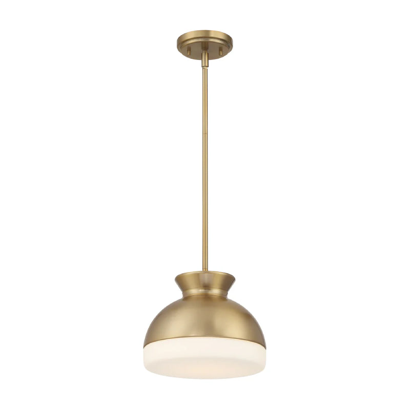 Crystorama GID-4005 Gidget 1-lt 10" Pendant - Vibrant Gold
