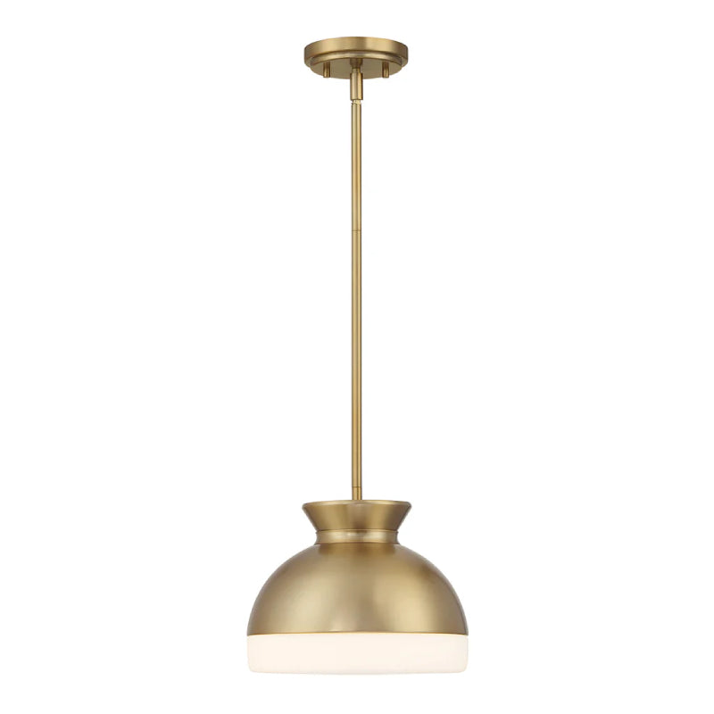 Crystorama GID-4005 Gidget 1-lt 10" Pendant - Vibrant Gold