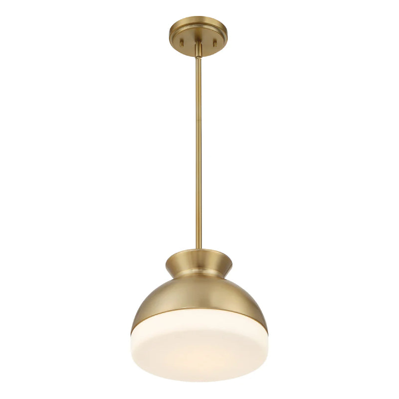 Crystorama GID-4005 Gidget 1-lt 10" Pendant - Vibrant Gold
