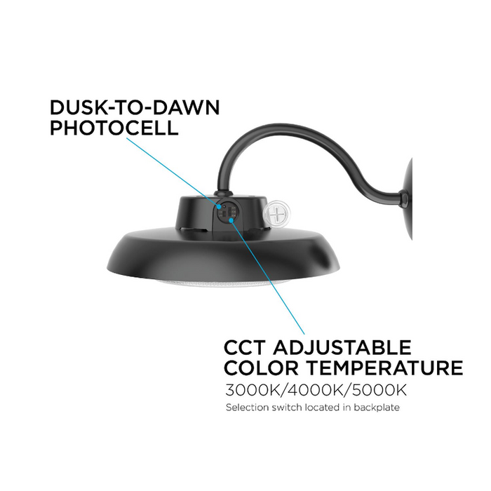 AFX GILW1210LAJEN GILW Series Gilbert 1-lt 12" LED Outdoor Sconce