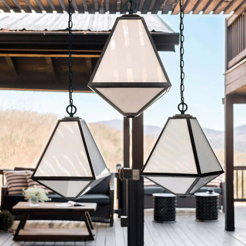 Crystorama GLA-9705 Glacier 3-lt 14" Outdoor Pendant