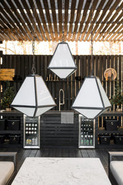 Crystorama GLA-9705 Glacier 3-lt 14" Outdoor Pendant