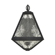 Crystorama GLA-9722 Glacier 2-lt 17" Tall Outdoor Wall Sconce - Water Glass