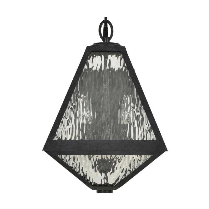 Crystorama GLA-9722 Glacier 2-lt 17" Tall Outdoor Wall Sconce - Water Glass
