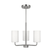 Generation GLC1003EN3 Rhett 3-lt 18" LED Chandelier - Brushed Nickel