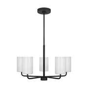 Generation GLC1015 Rhett 5-lt 24" Chandelier - Midnight Black