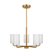 Generation GLC1015 Rhett 5-lt 24" Chandelier - Satin Brass