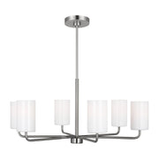 Generation GLC1026EN3 Rhett 6-lt 32" LED Chandelier - Brushed Steel