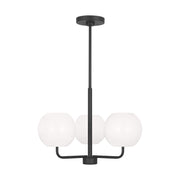 Generation GLC1043EN3 Rory 3-lt 21" LED Chandelier - Midnight Black