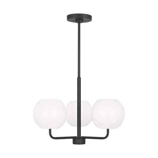 Generation GLC1043EN3 Rory 3-lt 21" LED Chandelier - Midnight Black