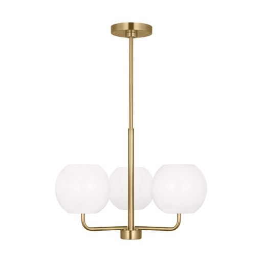 Generation GLC1043EN3 Rory 3-lt 21" LED Chandelier - Satin Brass