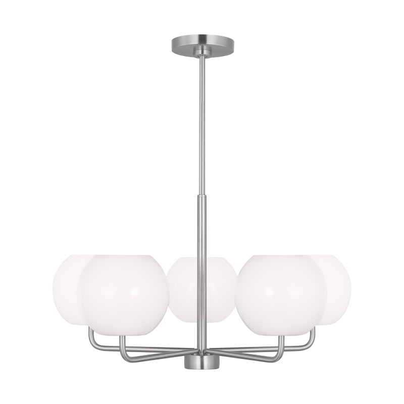 Generation GLC1055 Rory 5-lt 27" Chandelier - Brushed Steel