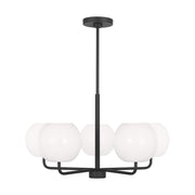 Generation GLC1055 Rory 5-lt 27" Chandelier - Midnight Black