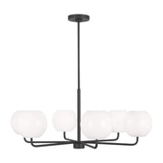 Generation GLC1066EN3 Rory 6-lt 35" LED Chandelier - Midnight Black
